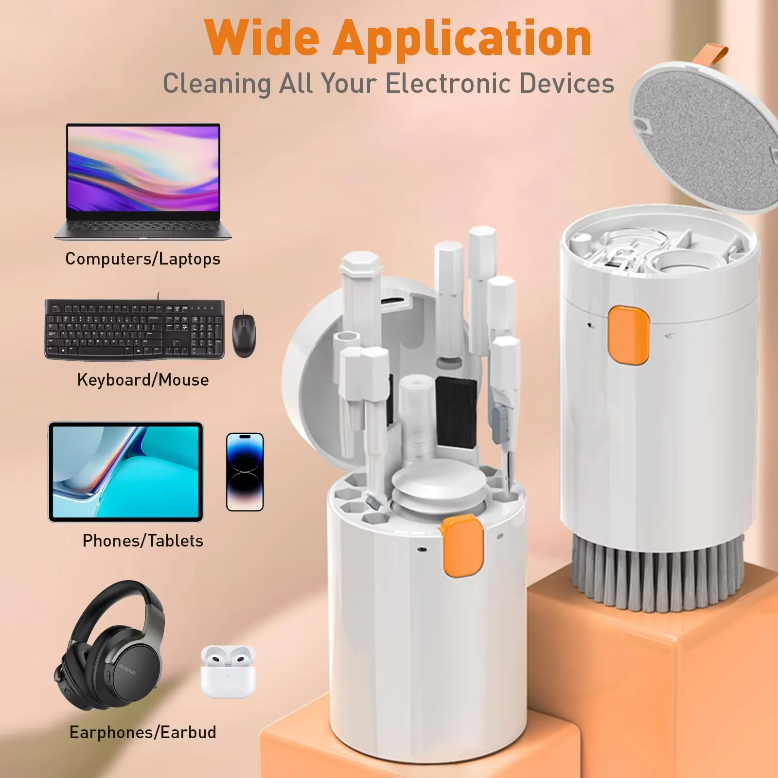 2 Piece 20-in-1 Multipurpose Smart Gadget Cleaning Kit - Image 7