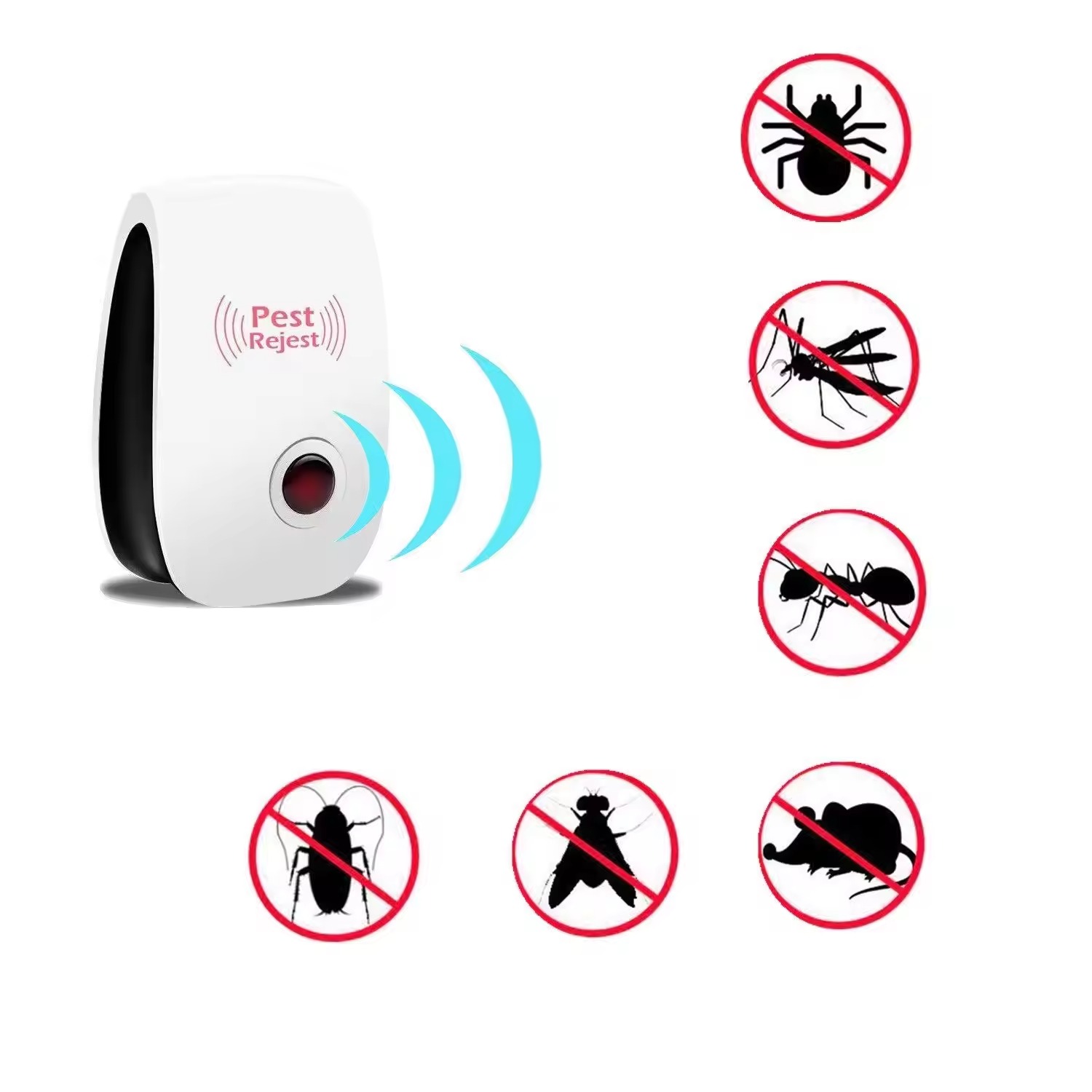 Ultrasonic Pest Repeller Machine – ইঁদুর ও তেলাপোকা তাড়ানোর স্মার্ট সমাধান - Image 2